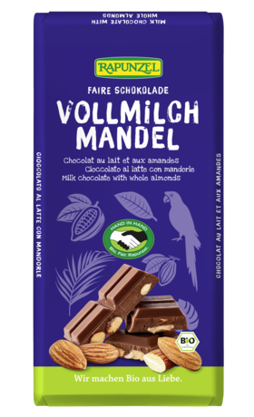 Product - Chocolat au lait et aux amandes entières, 200g HIH
