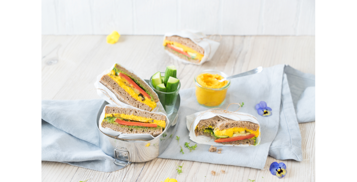 Sandwiches aux légumes grillés
