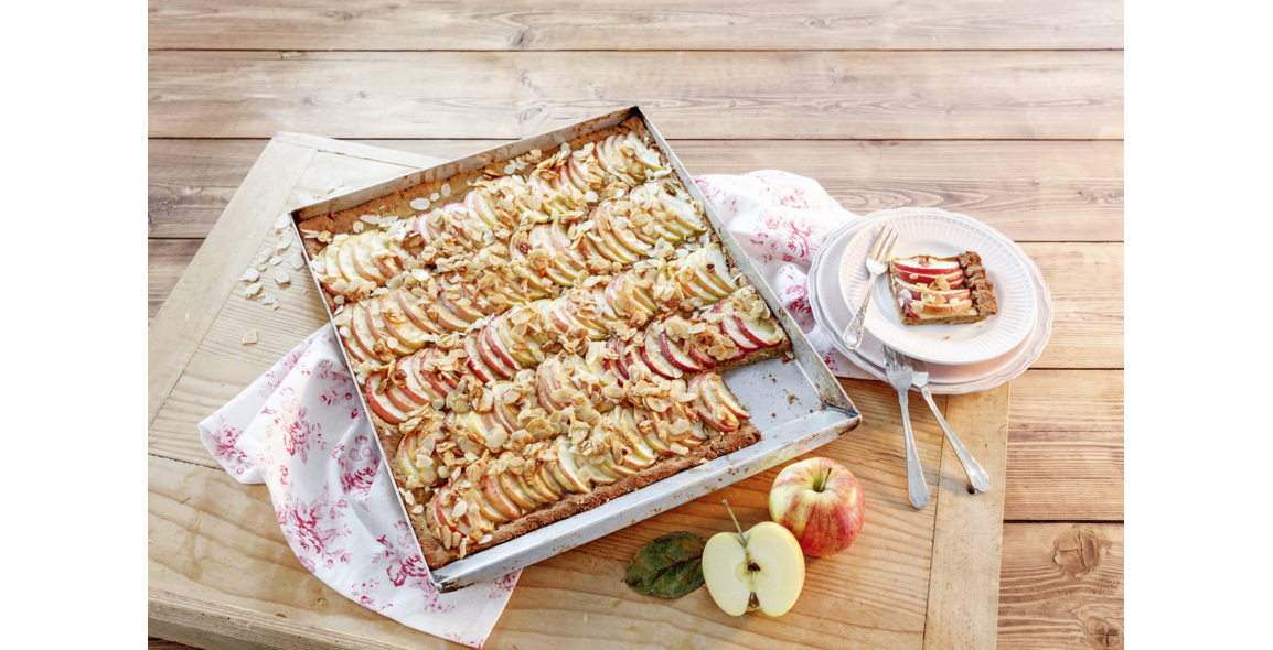 Tarte pommes - amandes