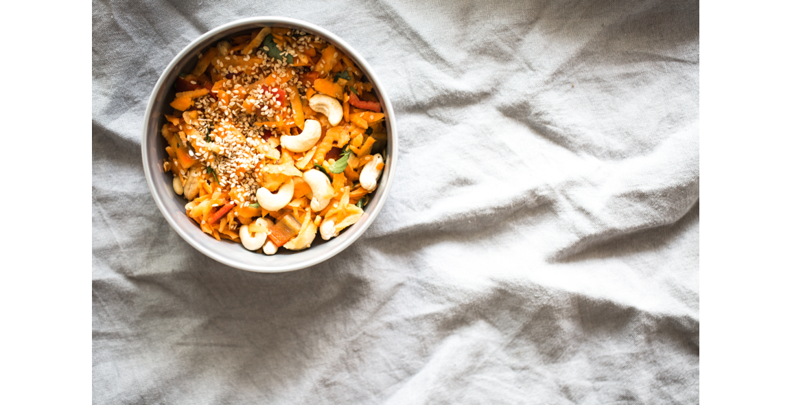 Salade de carottes asiatique au gingembre