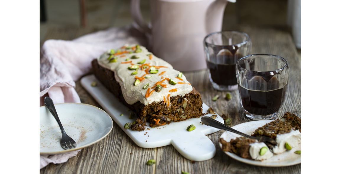 Carrot cake végan aux noix