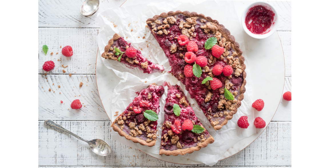 Tarte aux framboises