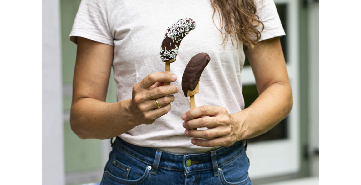 Glace à la banane et au beurre de cacahuète