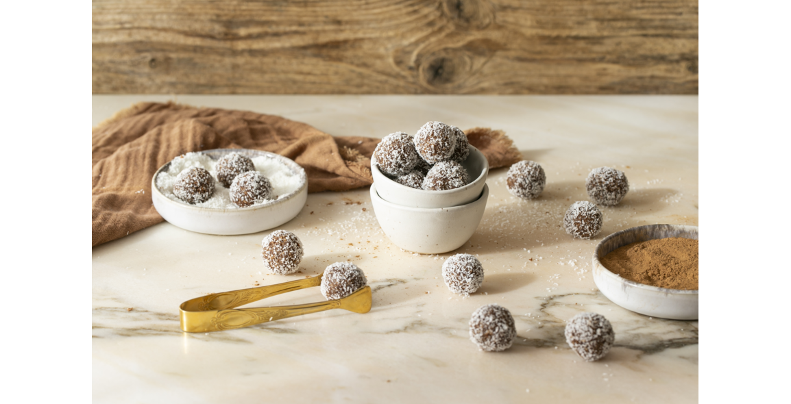 Pralinés noix de coco-caroube