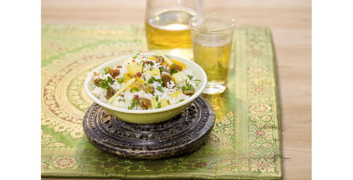 Salade de riz à l'orientale